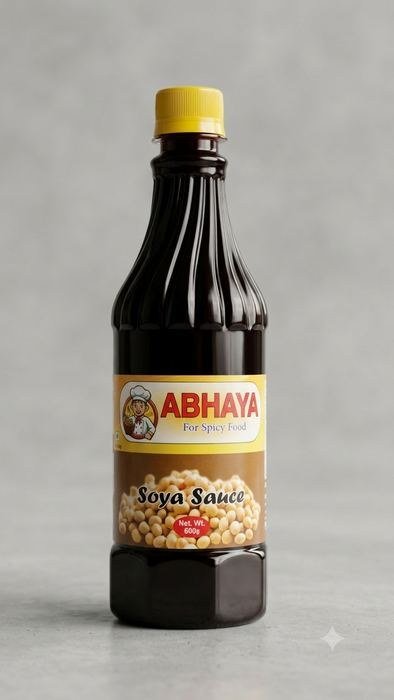 Abhaya Sauces Soya Sauce 600 g, front